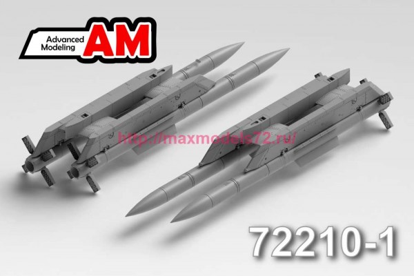 AMC 72210-1   Авиационная управляемая ракета Р-77-1 с двухпостовым балочным держателем (thumb85530)